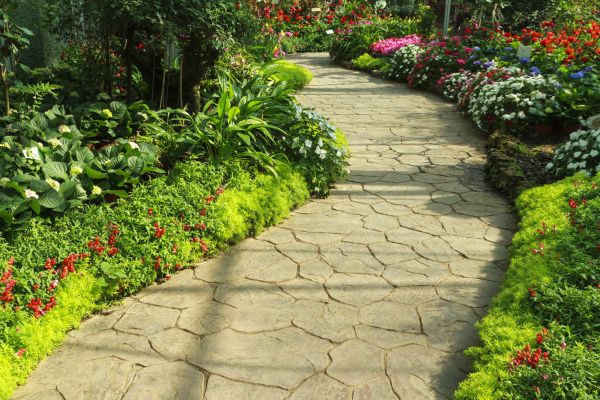 Cost of Stone Pathway Service in Santa Maria